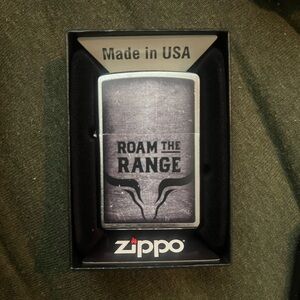 *BRAND NEW/ UNUSED* ‘Roam The Range’ Limited Edition Zippo Lighter *needs fluid*